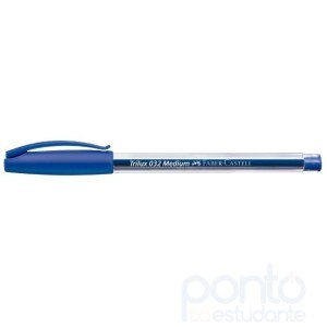 Caneta Esferográfica Trilux Azul 1.0mm - Faber-Castell