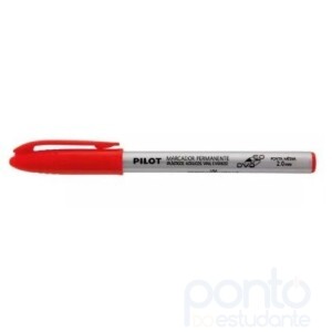 Marcador Permanente C/D e DVD  2.0mm Vermelho - Pilot