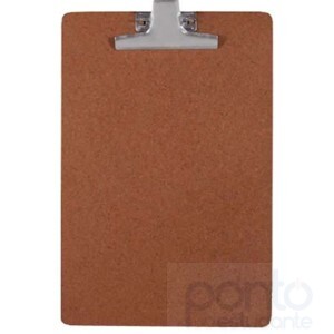  Prancheta Mdf Ofício Prendedor Metal - Souza