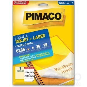  Etiqueta InkJet+Laser Carta 6285 279,4mm x 215,9mm - Pimaco