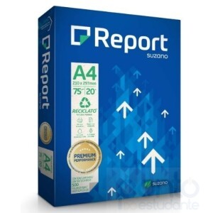Papel Sulfite  Reciclato A4 75g 500 folhas - Report