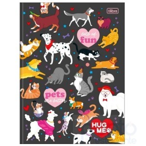 Caderno Brochura Universitário C/D 80 Folhas Hug Me - Tilibra