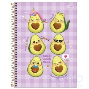 Caderno Espiral Universitário C/D 10 Matérias 160 Folhas Abacute - Tilibra