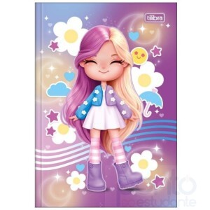 Caderno 1/4 Brochura C/D 80 Folhas La Liz - Tilibra