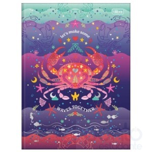 Caderno Brochura Universitário C/D 80 Folhas Bubble - Tilibra