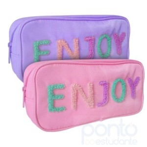 Estojo Escolar Felpudo Enjoy - Dac