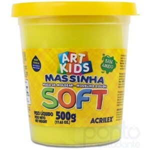 Massa para Modelar Soft 500g Cores - Acrilex