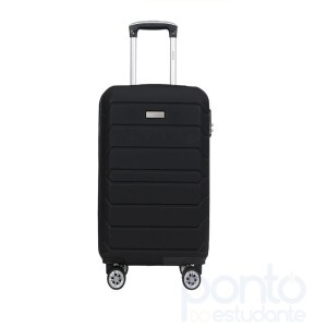 Mala Viagem ABS 360° Pequena Preta - Isibras