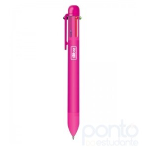 Caneta Esferográfica 0.7mm  6 cores - Tilibra