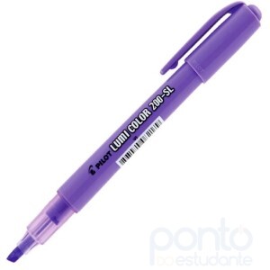 Pincel Marca Texto Violeta 200-SL Lumi Color  - Pilot