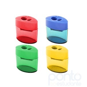 Apontador Com Deposito 2 Furos Cis 346 Plastico