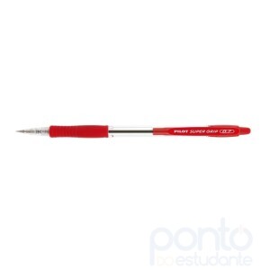 Caneta Pilot Super Grip 0.7mm Vermelha