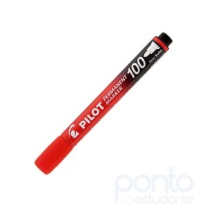 Marcador Permanente Pilot Sca-100 Vermelho