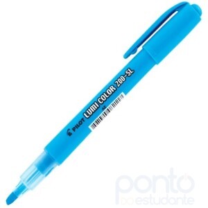 Pincel Marca Texto Azul 200-SL Lumi Color -  Pilot