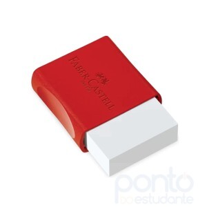 Borracha Max Grande Branca Faber Castell C/ Capa De Proteção