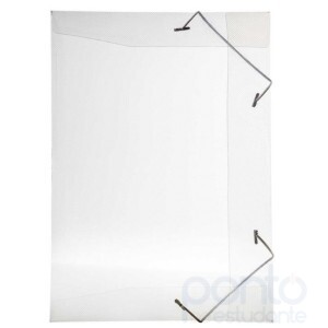 Pasta Aba Elástica (plástica) Cristal Oficio Delloline - Dello