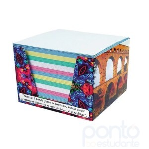 Bloco Tamoio Para Recado Lembrete Colorido 700fls