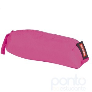 Estojo Sestini 1 Divisória Crinkle Pink Liso