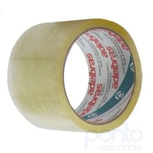 Fita Empacotamento Transparente Adelbras 48x100m