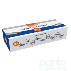 Grampo 26/6 Galvanizado BRW c/ 5000 un