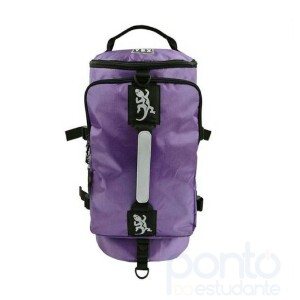 Mochila YES MC1708 3 em 1 c/ Puxadores LILAS