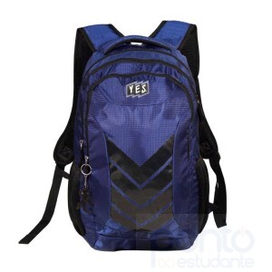 Mochila Yes MC1810 3 Divisões Azul