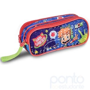 Estojo Clio Duplo Gato Galáctico Gg24119f