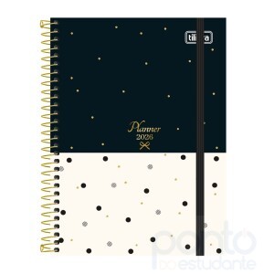 Agenda Tilibra Planner Espiral 12,9 x 18,7 cm West Village 2026