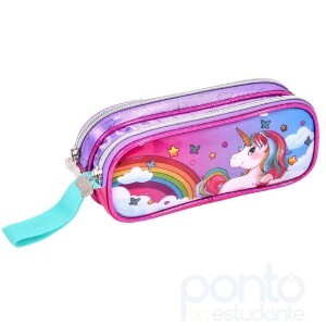 Estojo Clio Duplo Unicórnio UN24541F