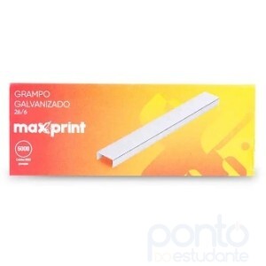 Grampo Galvanizado 26/6 c/5000  – Maxprint
