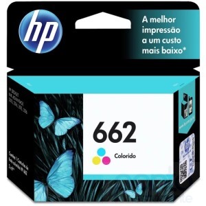 Cartucho HP 662 Colorido Original (CZ104AB)