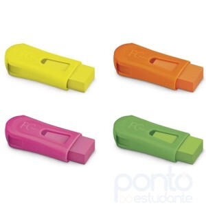 Apontador com Depósito e Borracha Cores Sortidas - Faber-Castell