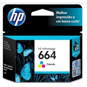 Cartucho HP 664 Colorido Original (F6V28AB)