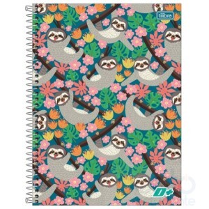  Caderno Espiral C/D Universitário 1 Matéria D+ Feminino - Tilibra