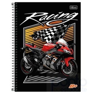  Caderno Espiral C/D Universitário 10 Matérias D+ Masculino 200 Folhas - Tilibra