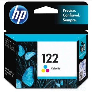 Cartucho de tinta HP 122 Colorido Original (CH562HB) HP Deskjet 1000, 1050, 1055, 2000, 2050, 3000, 3050, 3050A