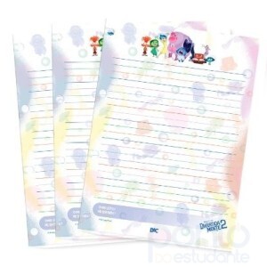 Refil para Folhas de Fichário Universitário Divertidamente - Dac