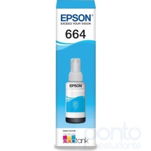 Garrafa para Ecotank ciano T664 - T664220 - Epson